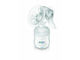 Philips Avent Manual Breast Pump with Philips Avent Natural 2.0 Bottle 330ml Pack of 2